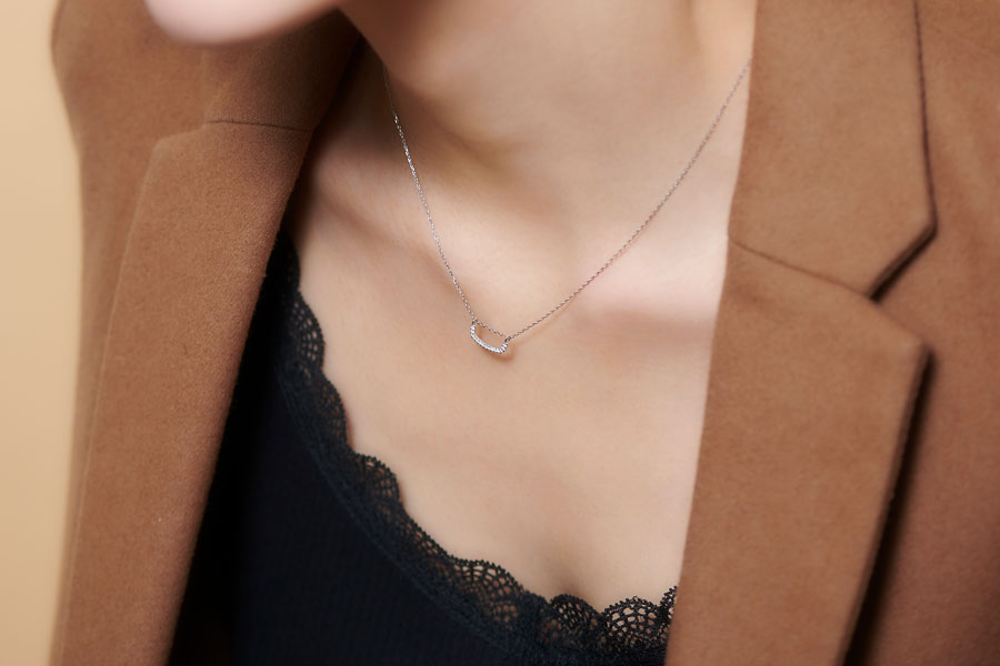 Change diamond angular necklace5