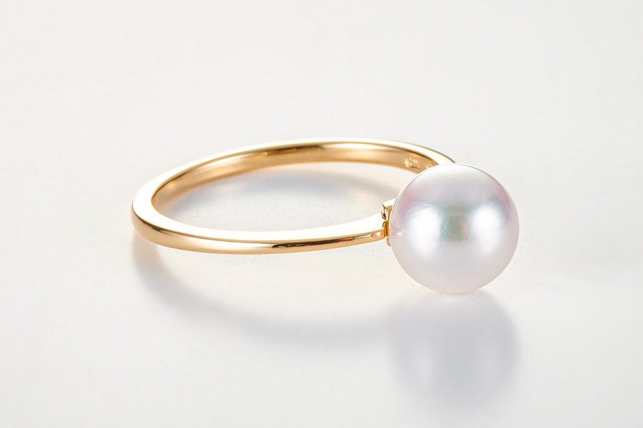 Swallow large pearl stack ring3